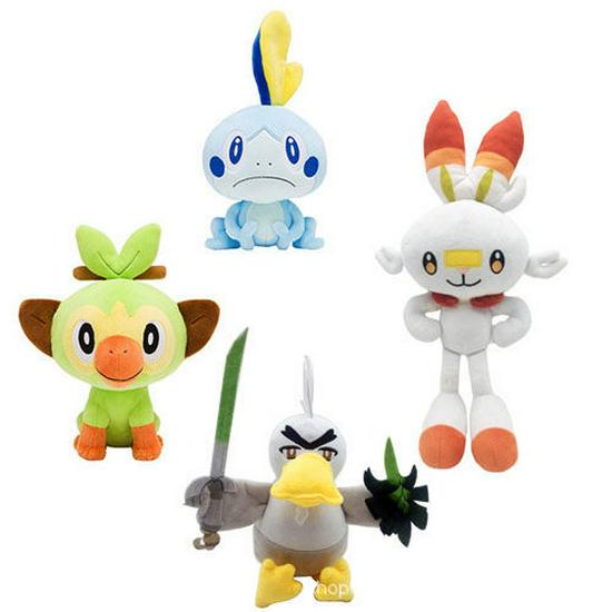 Christmas Best-Selling Scorbunny, Inteleon, and Rillaboom Plush Toys