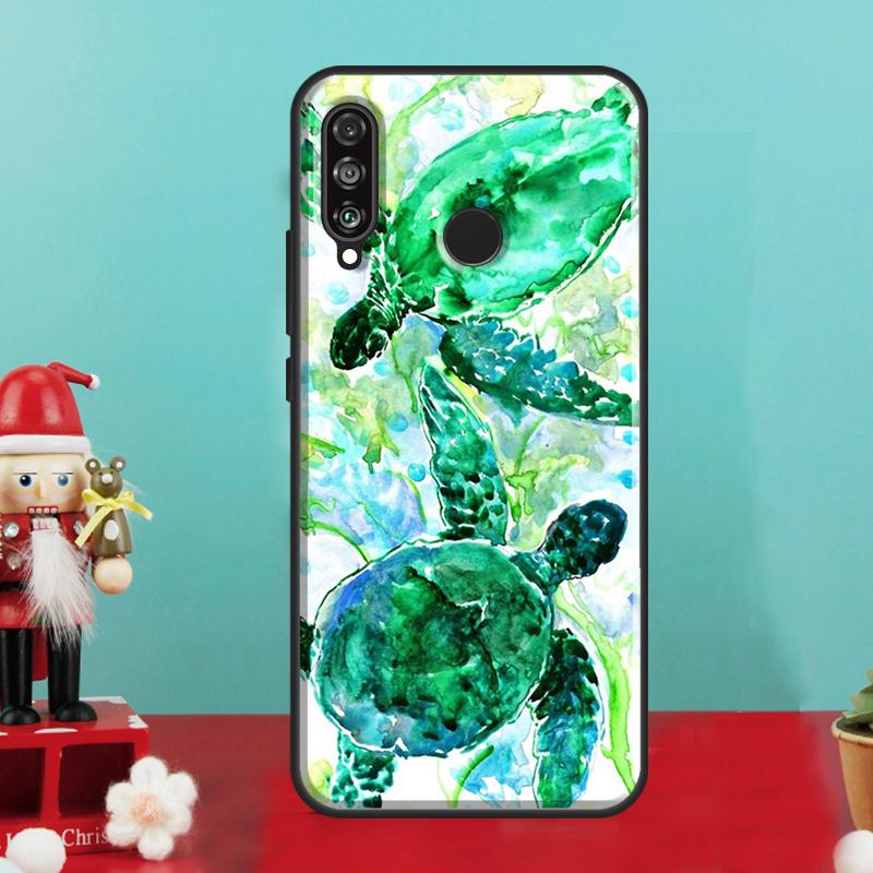 Cute Sea Turtle For Huawei Nova 5T 10 9 SE 12s 11i 12i Y91 Y90 Y60 Y70 Y72 Y61 P20 P30 P40 Lite P60 Pro Case