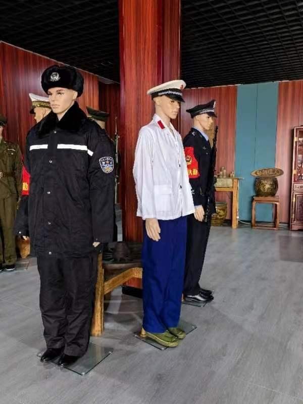 Standing Male Mannequin with Facial Features for Clothing Display