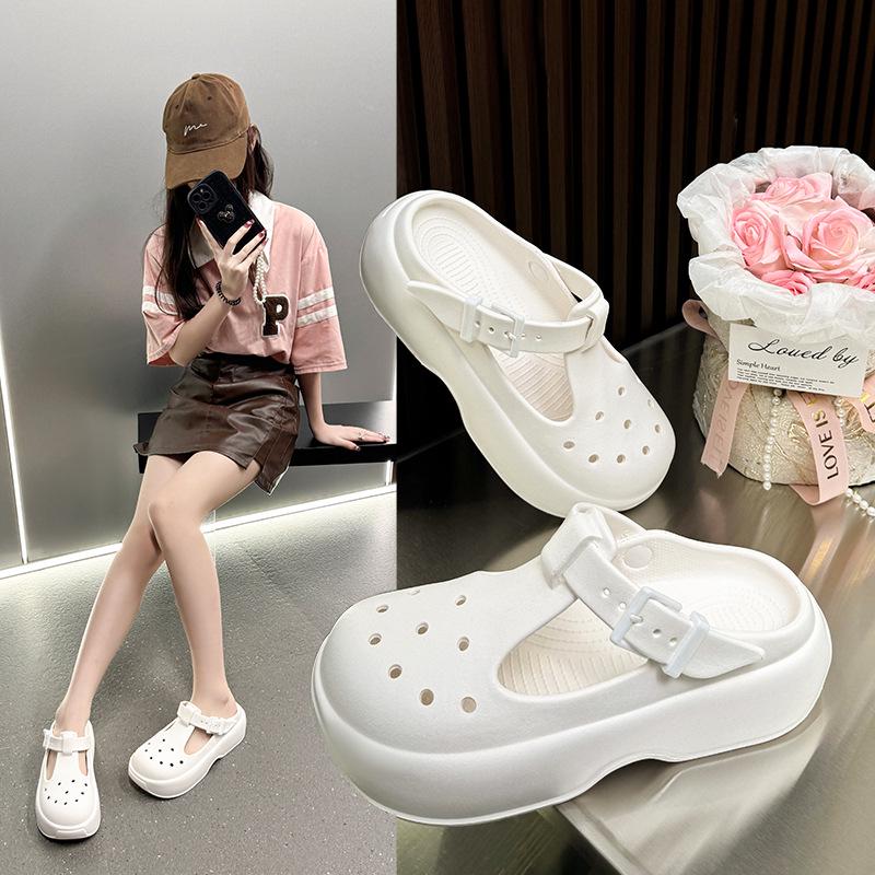 2025 Women's Non-slip EVA Thick-soled Slip-on Sandals & Slippers for Indoor/Outdoor Use