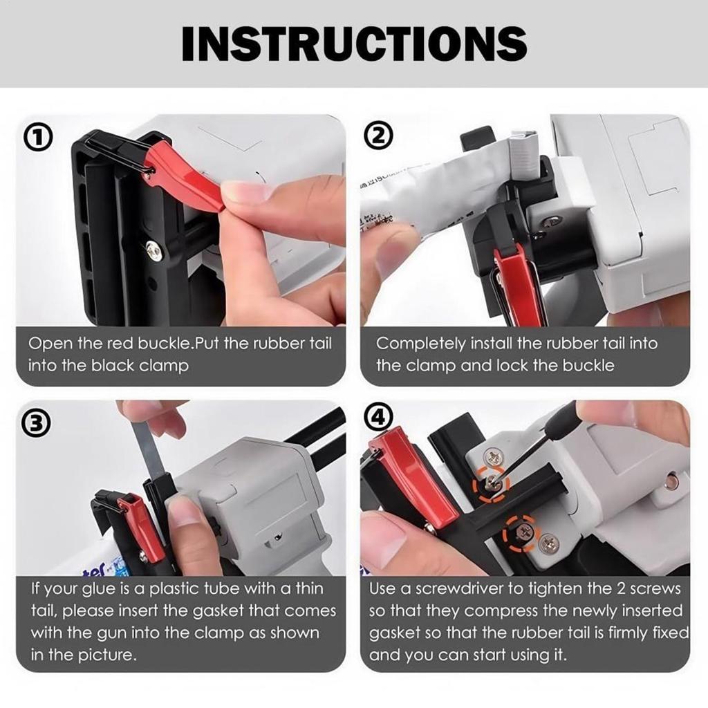 Ergonomic Manual Tube Squeezing Tool Manual Toothpaste Tube Squeezer Home Supplies For Industrial Marine Daily Sealant
