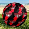 Essendon Football Print Size 5 Soccer Ball, PU Wear Resistant Football for Match Training and Daily Practice, Birthday Gift for Soccer Fans