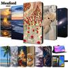 Rosenlederhülle für ZTE Axon 40 LITE Cartoon-Ständer Buch-Geldbörse Klappbare magnetische Handyhülle für ZTE Blade V50 Design V41 V50 Vita