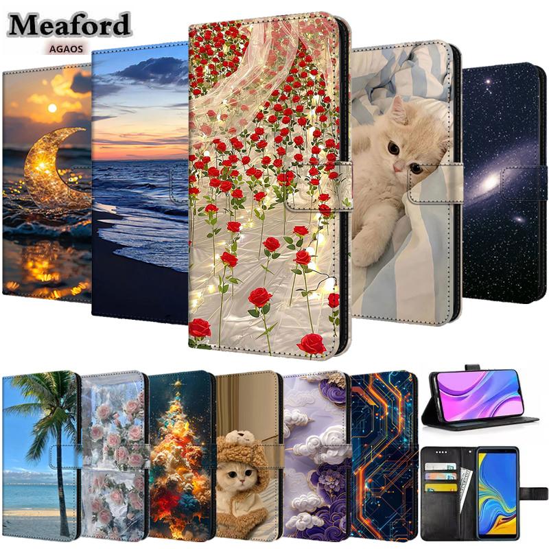 Rosenlederhülle für ZTE Axon 40 LITE Cartoon-Ständer Buch-Geldbörse Klappbare magnetische Handyhülle für ZTE Blade V50 Design V41 V50 Vita