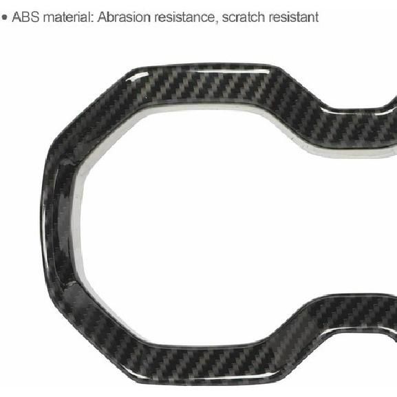 Front Cup Bottle Holder Frame Trim Cover for Jeep Renegade 2016-22 Carbon Fiber
