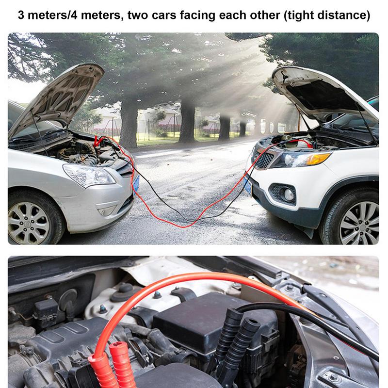1500A Jump Cable Heavy Duty Automotive Booster Cables Kit With Stable Current For Jump Starting Electric Car Devices