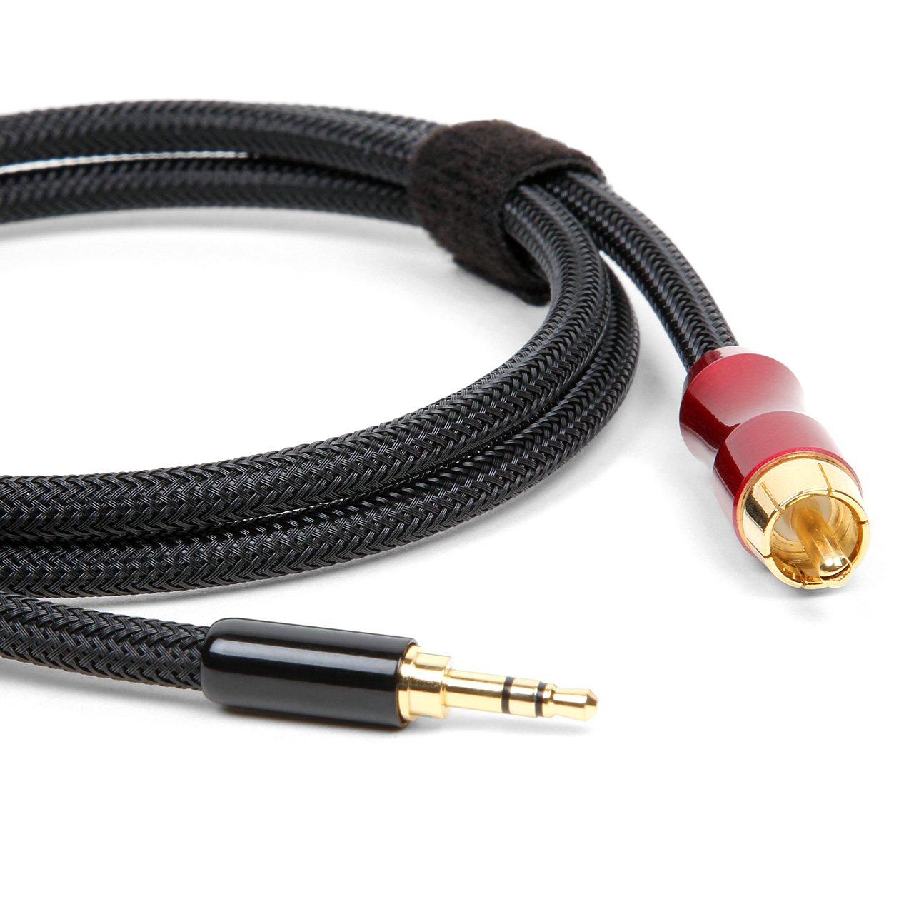 

Micca Premium Digital Coaxial Audio Cable, SPDIF to 3.5mm (1/8 ) to RCA, 3 Feet, Compatible with FiiO X3 and X5