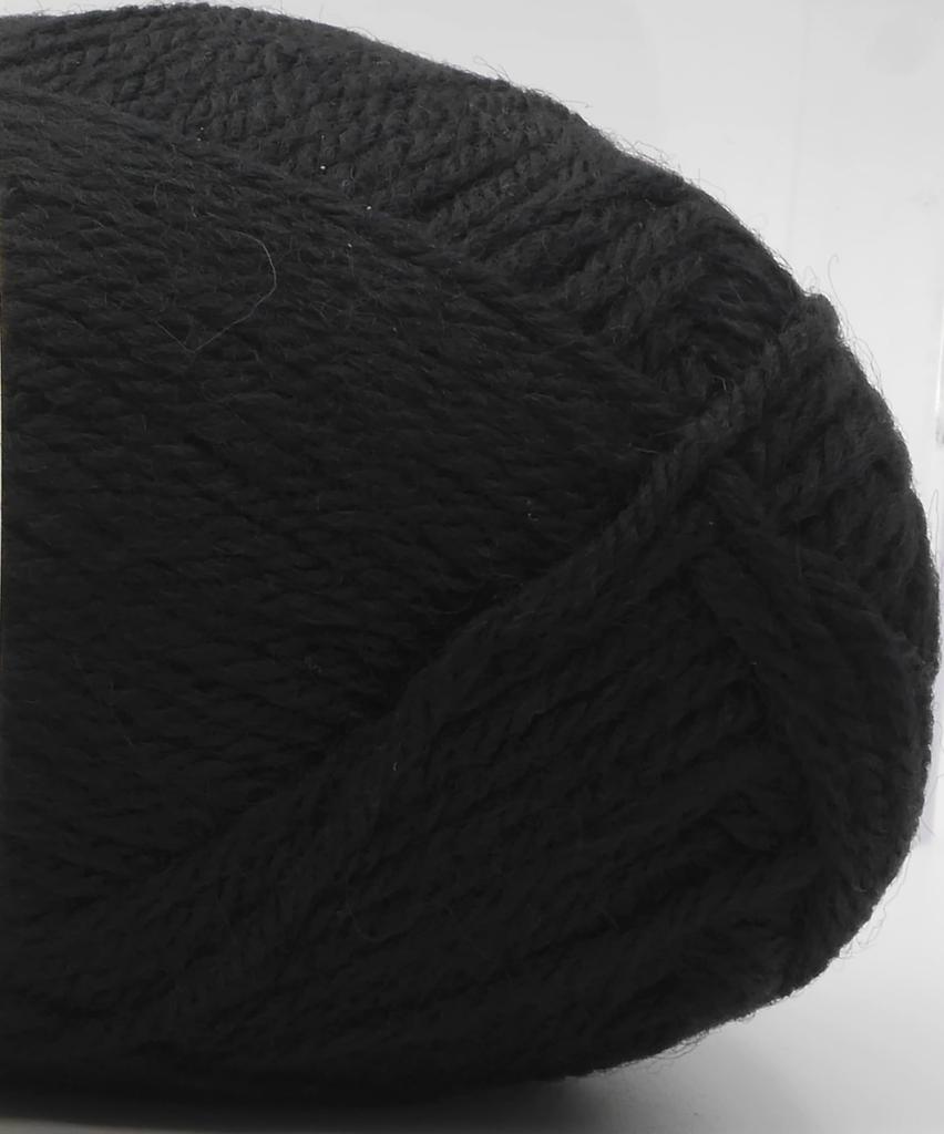 Hamanaka Wanpaku Worsted 17 50g 2266 sets Hand-Knitting Yarn, Dennis, Weight, COL. Black, (approx. 120m), 5-ball set,