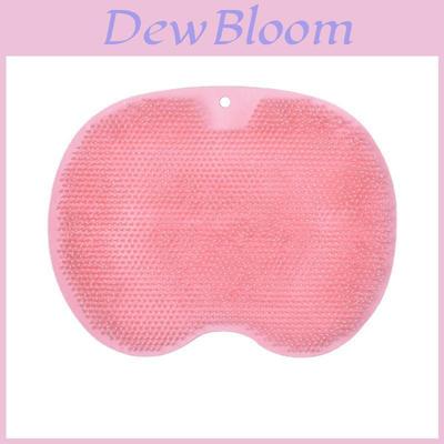 Lazy Back Massager And Foot Scrub Mat Multi-functional Bathing And Foot Massage Mat With Anti-slip Design Pink/blue/orange/deep Gray