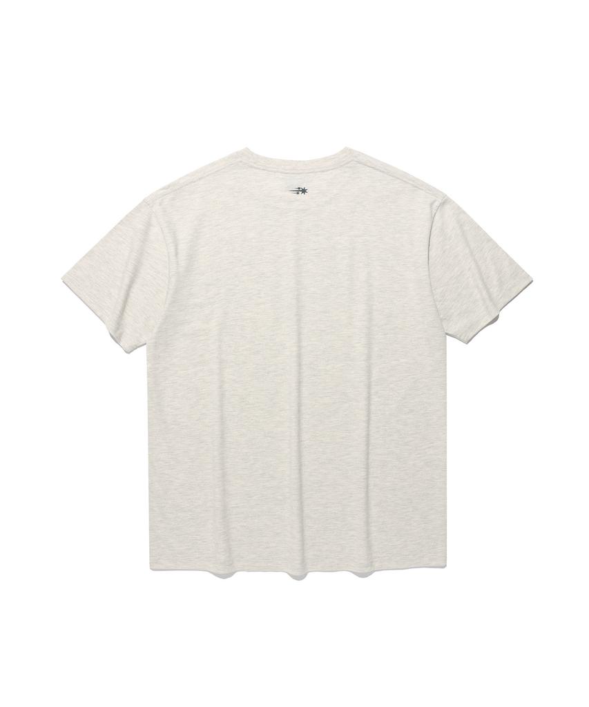 NICEGHOSTCLUB 3Star Halftone Tee_Oatmeal(Ng2Gmut507A)