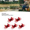 5PCS Simulated Crab Bait Soft Silicone Portable Reusable Artificial Fishing Lure for Angling
