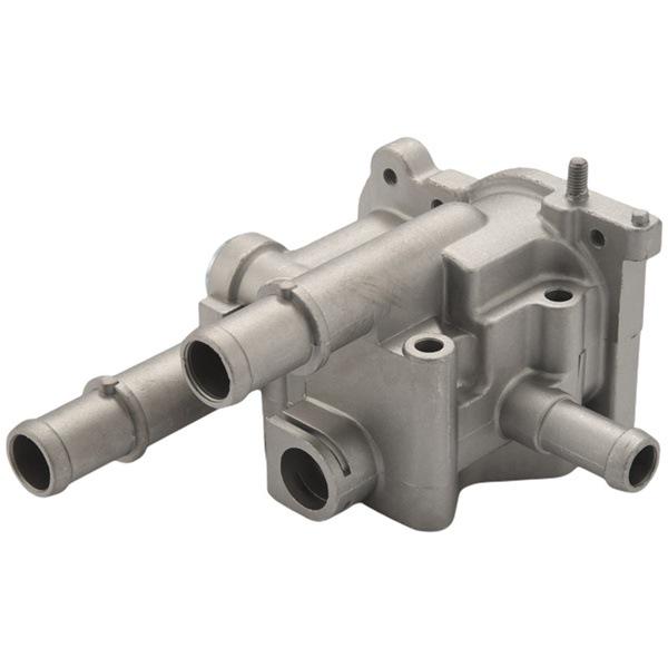 Silver Aluminum Thermostat Housing & Cover Set for Chevrolet None