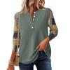 Women's Fashion  Loose Long Sleeve Round Neck Casual Top