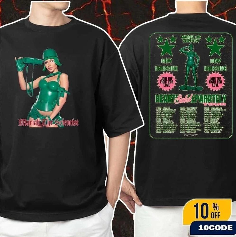 Mariah The Scientist Hearts Sold Separately Tour 2026 Dates List TShirt CO007 Unisex T-Shirt L