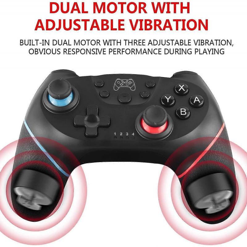 Compatible Controllers for Switch / Switch Lite, Wireless Controller Compatible with Nintendo Switch, 6 Axis Pro Switch Gaming Controller with Bluetoo
