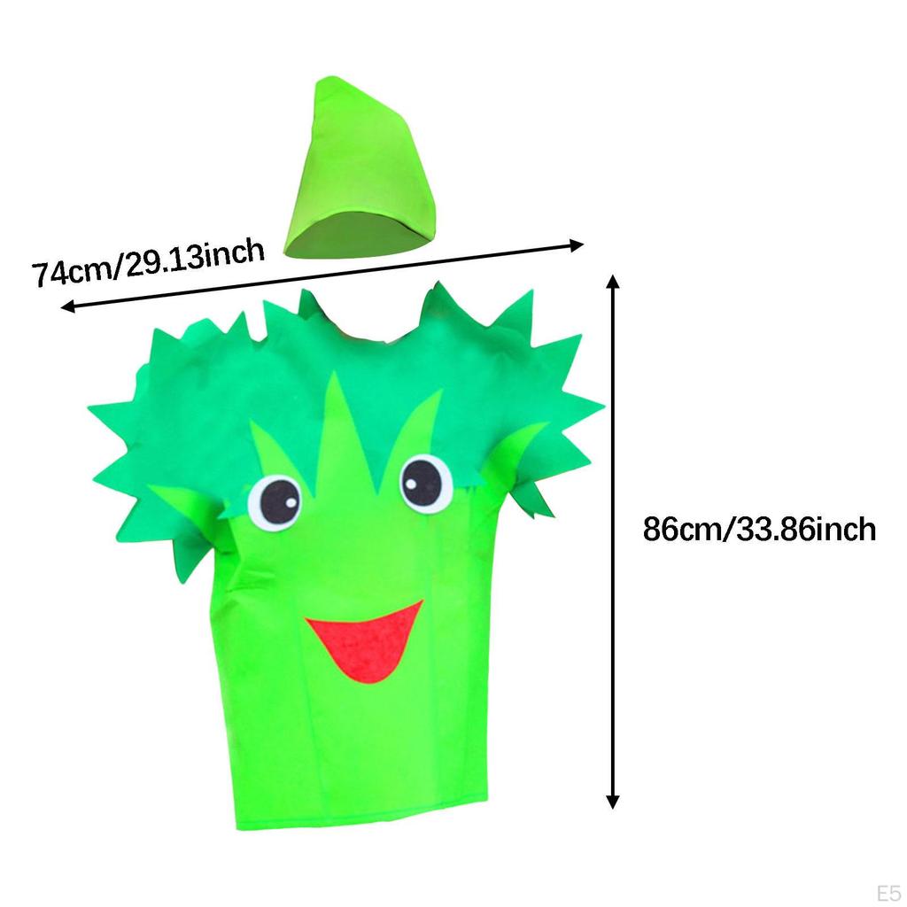 Meyve Kostümü Sevimli Karnaval Cadılar Bayramı Rol Oyunu için Fantezi Elbise Erkek Kız