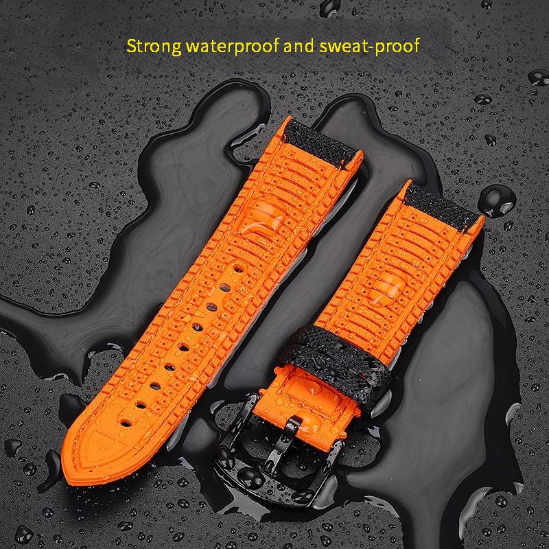 Classic 24mm Sports Nylon + Rubber For Casio PROTREK Mountaineering watchband PRG-600/PRG-650 PRW-6600/ PRW-6800 Bracelet Men Strap