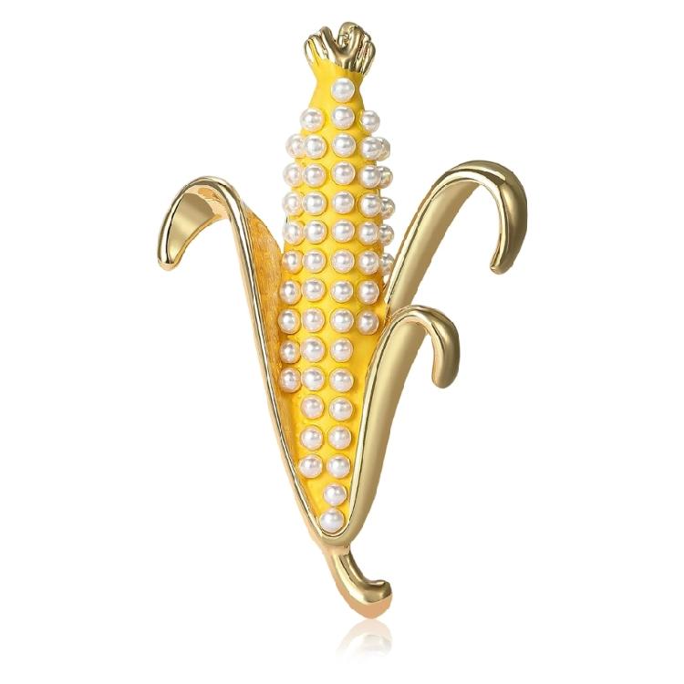

Stylish Corn Accessory with Diamonds Imitation Pearls Enhancing Ensembles Everyday Use Fashion Statement 1