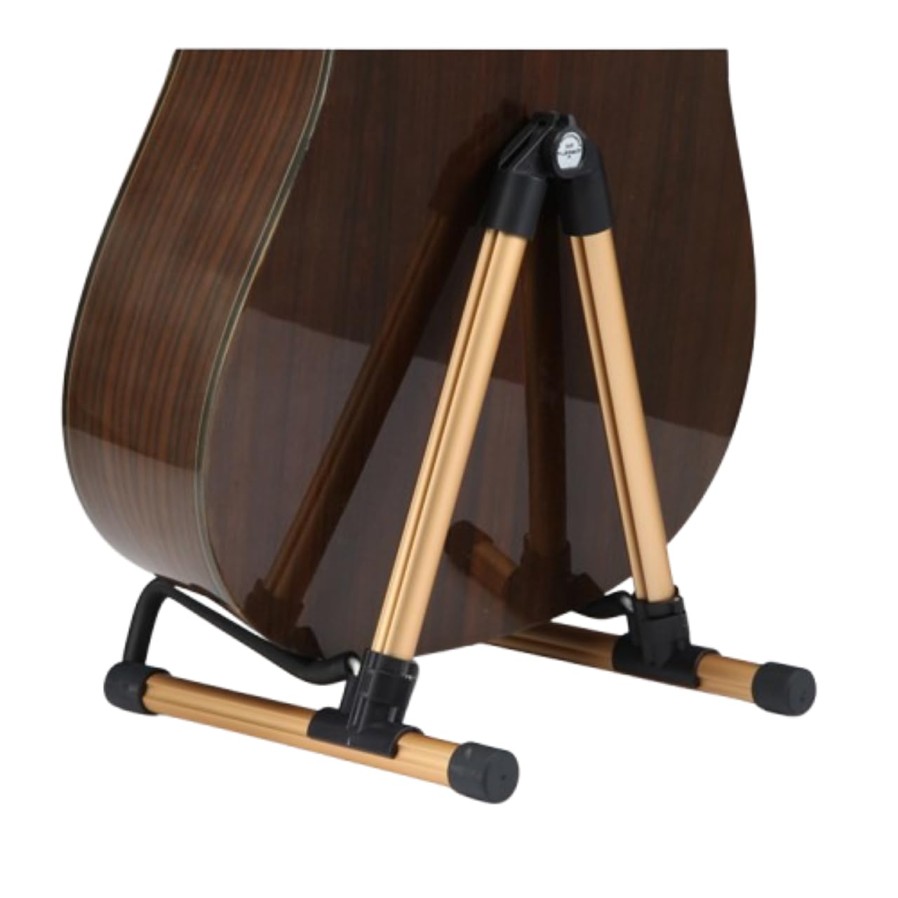 

Compact, Foldable, Portable Guitar Stand (Gold)