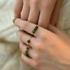 Jasper Personality Sweet Light Ring Luxury Temperament Niche Personality Ring