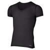 Finetrack Dry Layer Basic V-Ausschnitt T-Shirt für Herren, FUM0423 (Schwarz, XL)