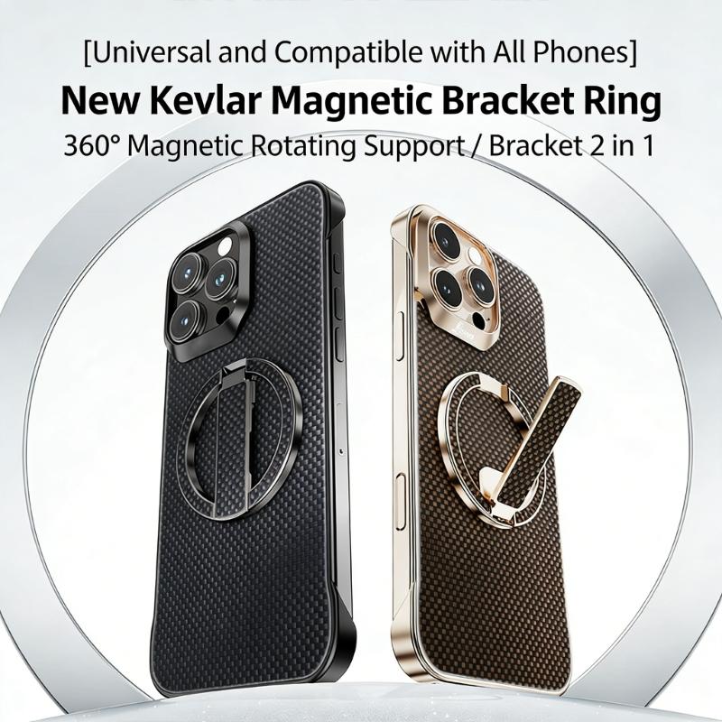 360°Rotation Phone Stand Double-Sided Magnetic Phone Holder For Secure Handling And Travel Convenience