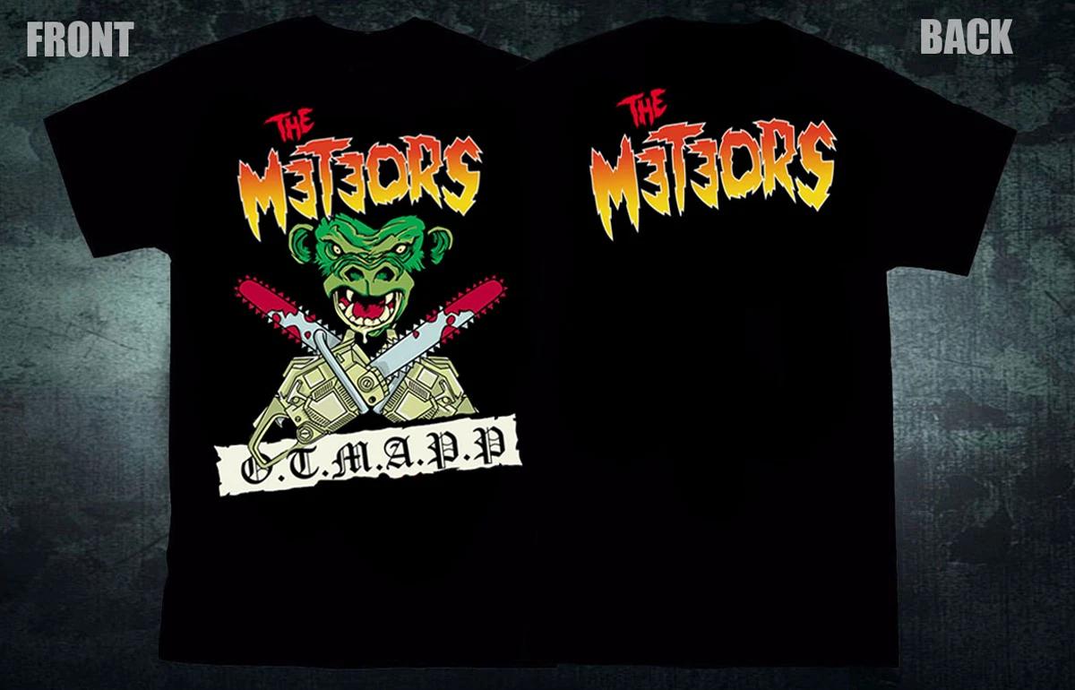 The Meteors band 2 SIDES T-shirt black Short sleeve S to 5Xl 2F365 S