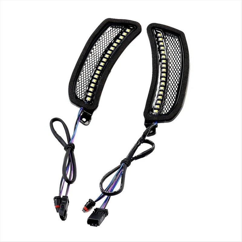 DTC2 Motorcycle Accessory LED Fairing Vent Lights for Harley Softail Low Rider ST FXLRST Low Rider El Diablo FXRST -2024