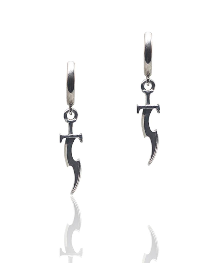 Sekhmet Set Knife Ring Earrings