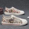 Flat Sneakers Men Roman Canvas Shoes For Men Summer Walking Sneakers Shoes Male British Style