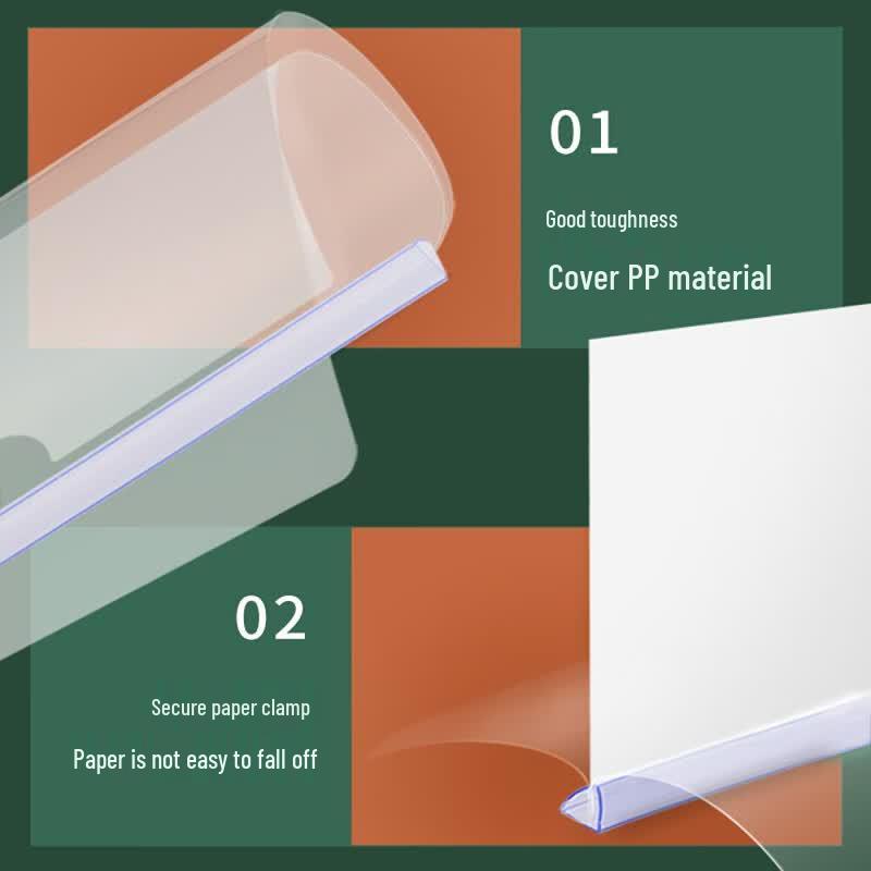 Deli 5539 A4 Color Pull Rod File Folder (5-Pack)