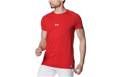 T Shirts Men's Red Crew Neck Moderate Straight Fit 1384732-600
