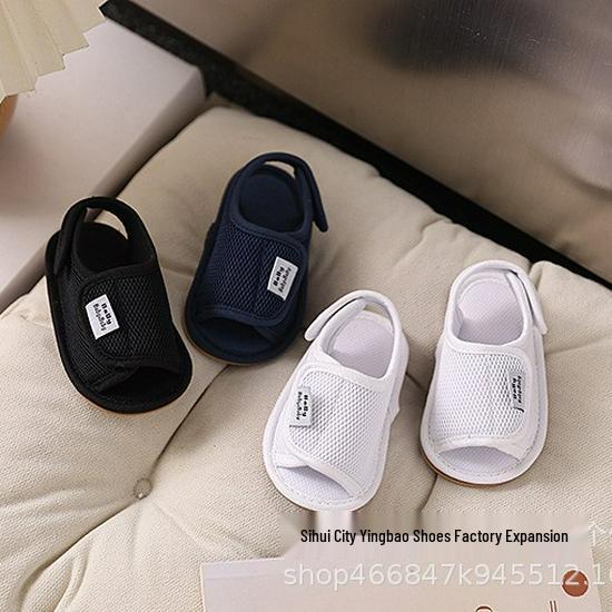 

Breathable Mesh Baby Sandals with Stylish Velcro, Non-Slip Pre-Walker Shoes for Boys and Girls 11 белый