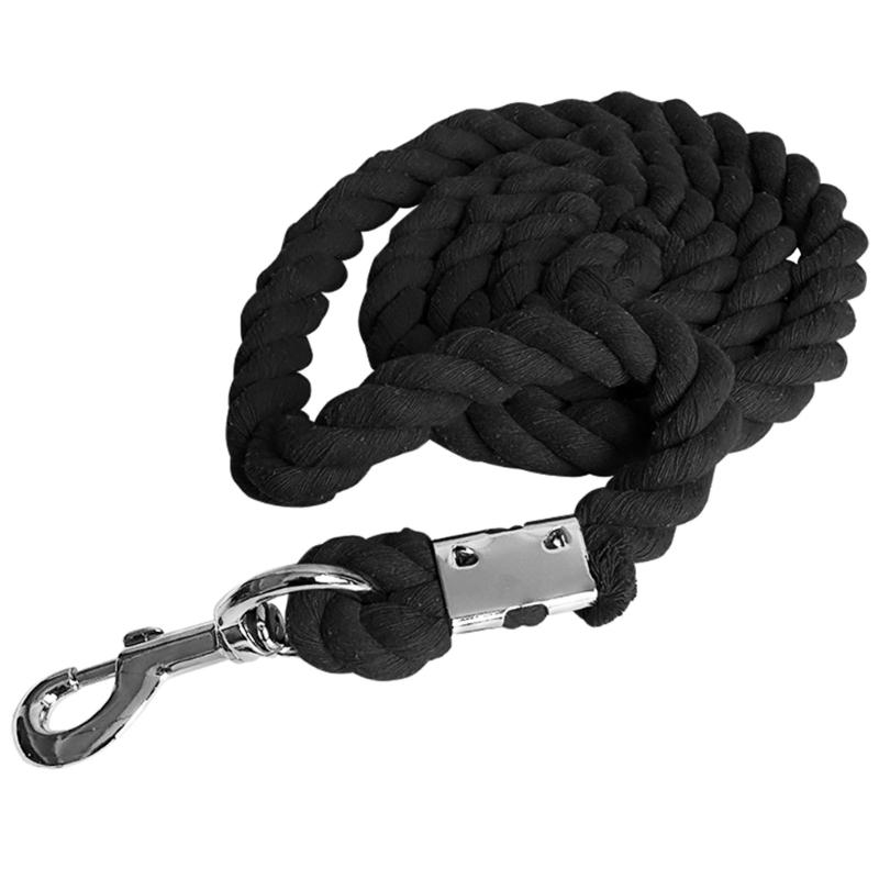 Braided Cotton Horse Leading Rope with Swivel Buckles Heavy Duty Leading Rope Thick Horse Leading Rope Cotton Enduring