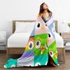 Duolingo Eule Duo Tasse Lustige Keramik Decke Super Weiche Kuscheldecke Winter Picknick Schlafzimmer Grafik Tagesdecke