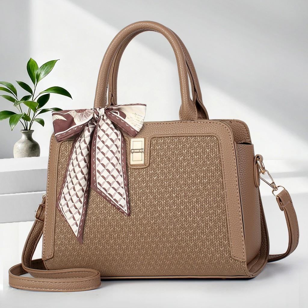 Pu Leather Casual Crossbody Bag For Women With Multiple Pockets For Daily Use