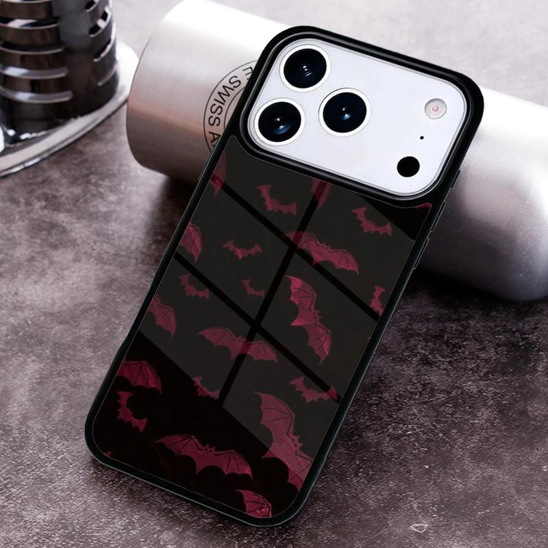 Goth Vampire Bat Gothic Phone Case for iPhone 17 16 15 Pro Max Air 14 13 12 11 Plus Shockproof Cover
