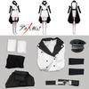Akame Ga Kiru! Esdese Cosplay Costume Set Black And White Anime Outfit For Women S M L Xl Xxl Sizes