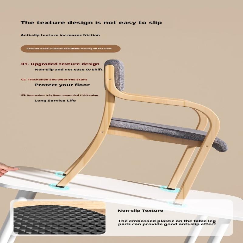 Non Slip Furniture Pads Self Adhesive Rubber Furniture Leg Protectors Heavy Duty Floor Protectors For Chairs Tables Sofas Floors