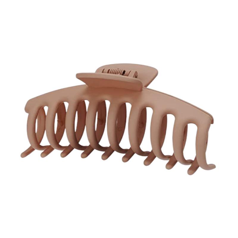 European & American Style Geometric Hair Claw Clip - Large Dragon Bone Design