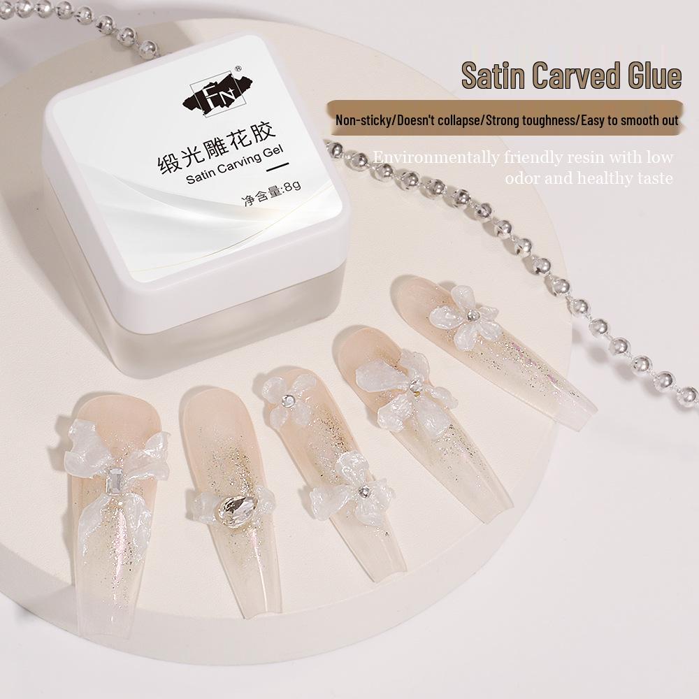 

Satin Sculpting Gel Polish: 3D Carving & No-Wash Relief Design