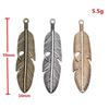 Feather Charms Multi Color Alloy Leaf Pendants For Boho Style DIY Jewelry Accessories