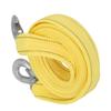 2.5m 8.2ft Car Trailer Towing Rope Strap Tow Cable Hooks Emergency Heavy Duty