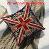 2D Gedruckte Luxus Union Jack Kissenbezug Vintage Barock Gold Effekt Weicher Dekokissenbezug Für UK Heimdeko Geschenk