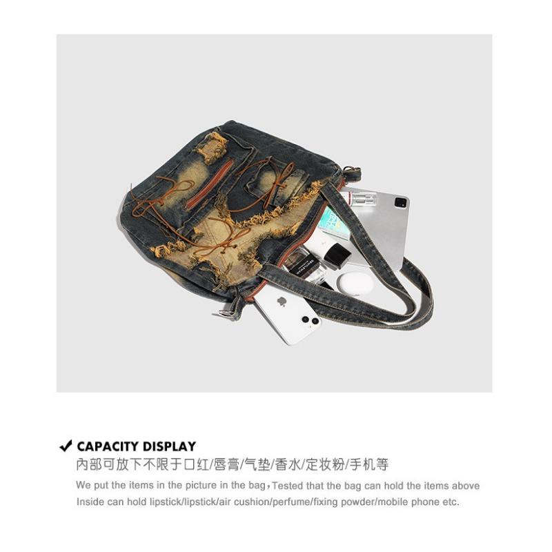 New Large-capacity Tote Bag, Spicy Girl Bag, Women's Vintage Shoulder Bag