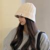 Hat Women's Versatile Wool Hat Cold Hat Winter Warm Ear Protection Big Head Circumference Knitted Basin Hat Thick