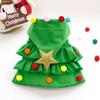 Colorful Pet Cape Santa Tree Costume Puppy Coat Trendy Christmas Dog Cloak