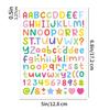 0.5inch Alphabet Stickers Small Size Greeting Cards Decorative Letter Stickers for Clipping Books