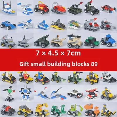 DIY Kinderbausteine: Militär-, Bau-, Flugzeug- und Feuerwehrauto-Set