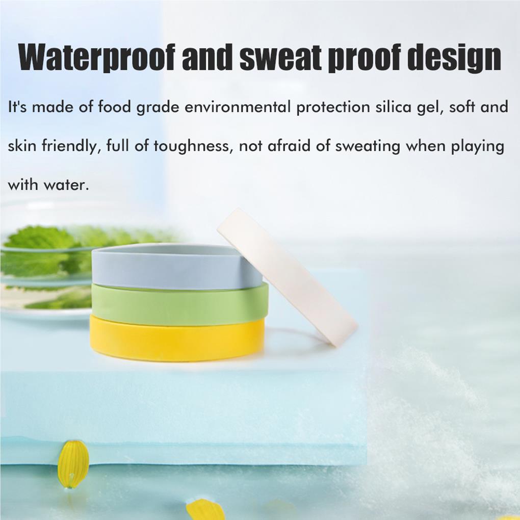 4X Mosquito Ring Silicone Bracelet Baby Supplies Indoor Fine Workmanship Adjustable Smooth Surface Sweet Gift Summer